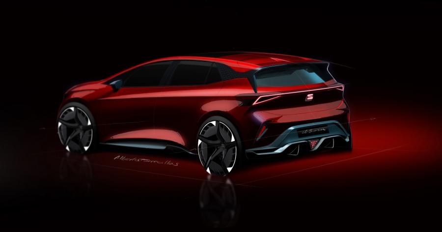 Эскиз Seat el-Born Concept 2019 года  (фото 11 из 14)